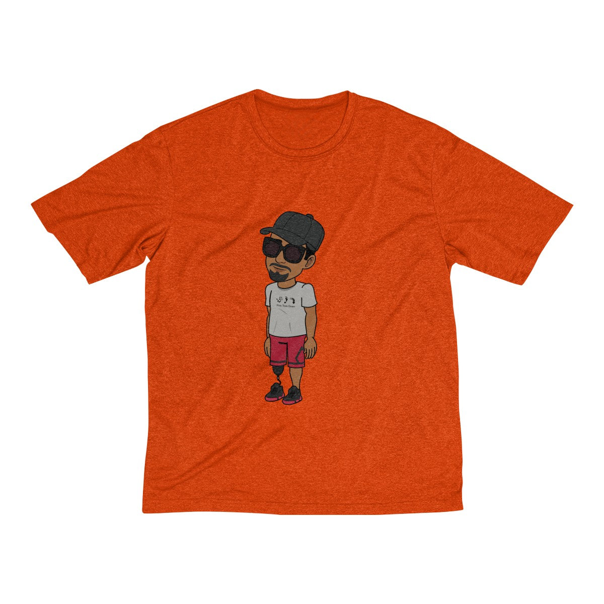Five Toes Down Henry Dri-Fit Tee