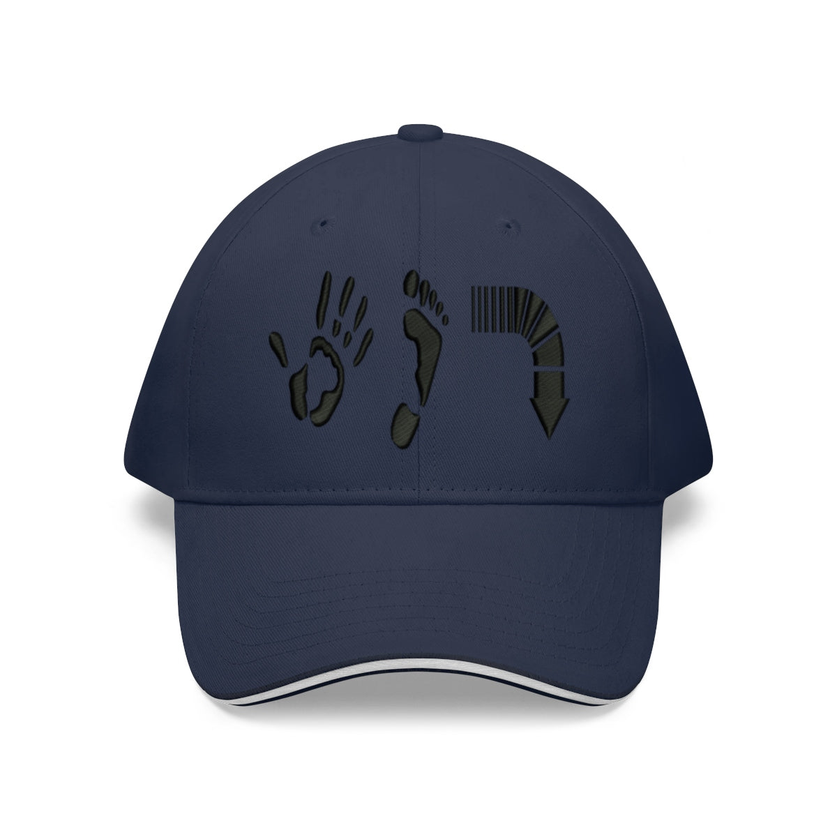 Five Toes Down Sandwich Brim Hat Embroidered