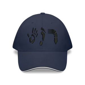 Five Toes Down Sandwich Brim Hat Embroidered