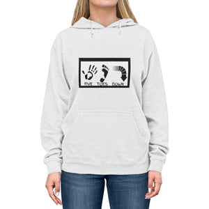 Five Toes Down Logo Unisex Lightweight Hoodie