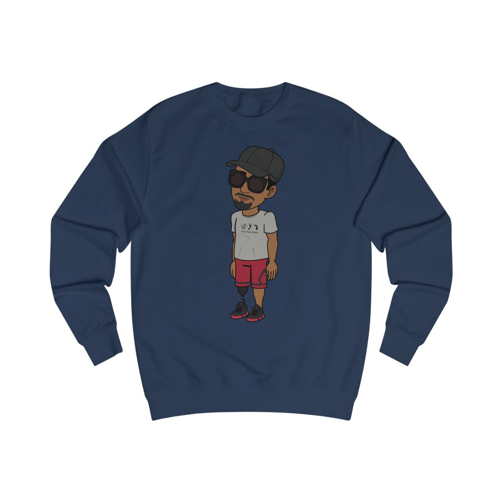 Five Toes Down Henry the Amputee Sweatshirt