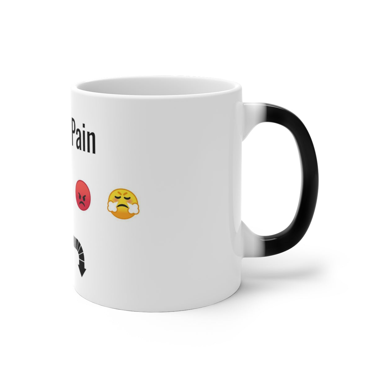 Five Toes Down Pain Color Changing Mug