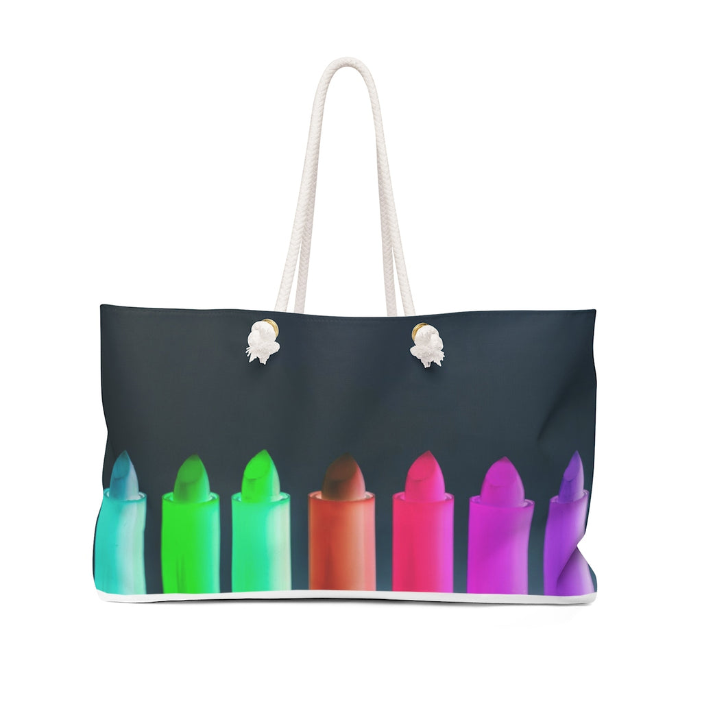 Five Toes Down Lipstick Weekender Bag