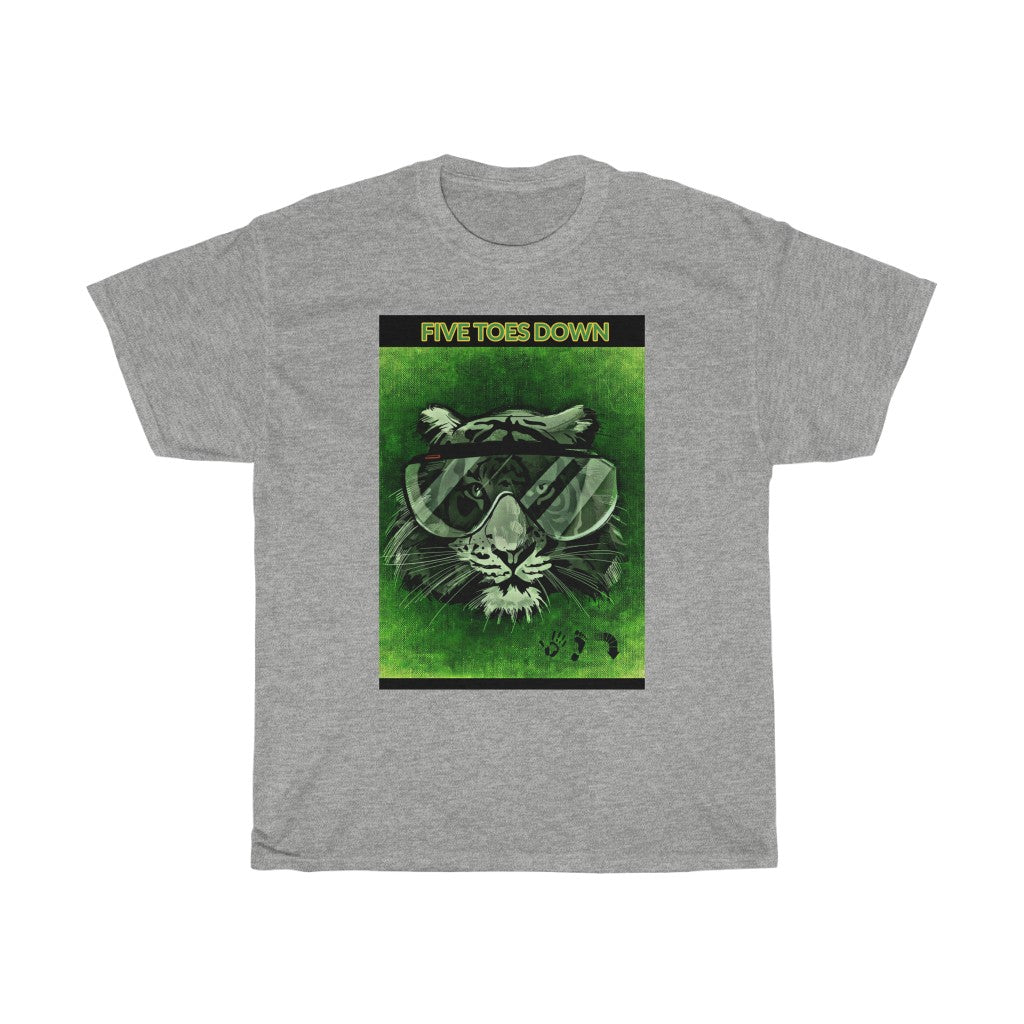 Five Toes Down Tiger Unisex Tee
