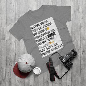 Five Toes Down Single Jersey Men's T-shirt Hater Says