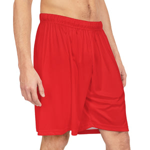 Five Toes Down Basketball Shorts Red