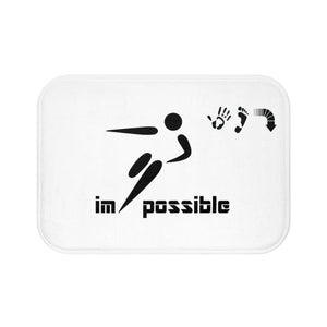 Five Toes Down I'm Possible Bath Mat