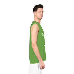 Five Toes Down Air Amputee Basketball Jersey Green