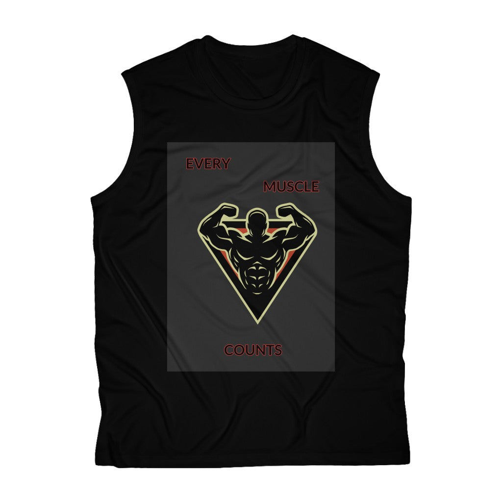 Five Toes Down Sleeveless Performance Tee Muscle