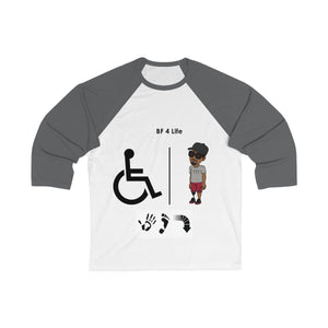 Five Toes Down Best Friend Unisex 3/4 Sleeve Baseball Tee