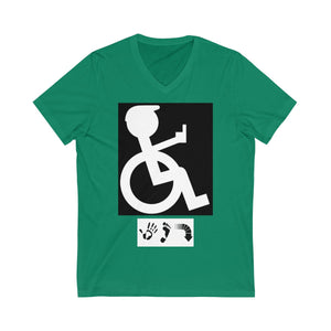 Five Toes Down I'm Mad Unisex V-Neck Tee