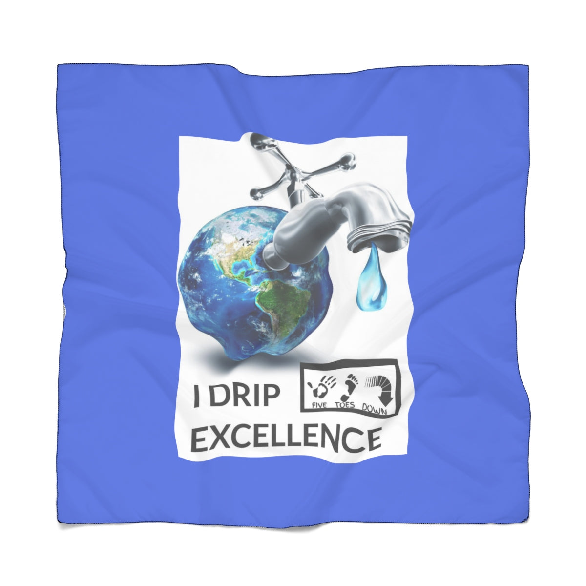Five Toes Down Drip Excellence Poly Scarf