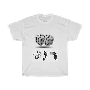 Five Toes Down Dice Unisex Tee