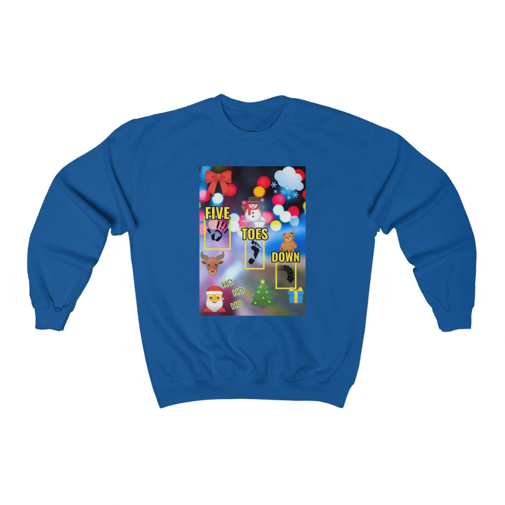 Five Toes Down Logo Christmas Unisex Heavy Blend Sweatshirt