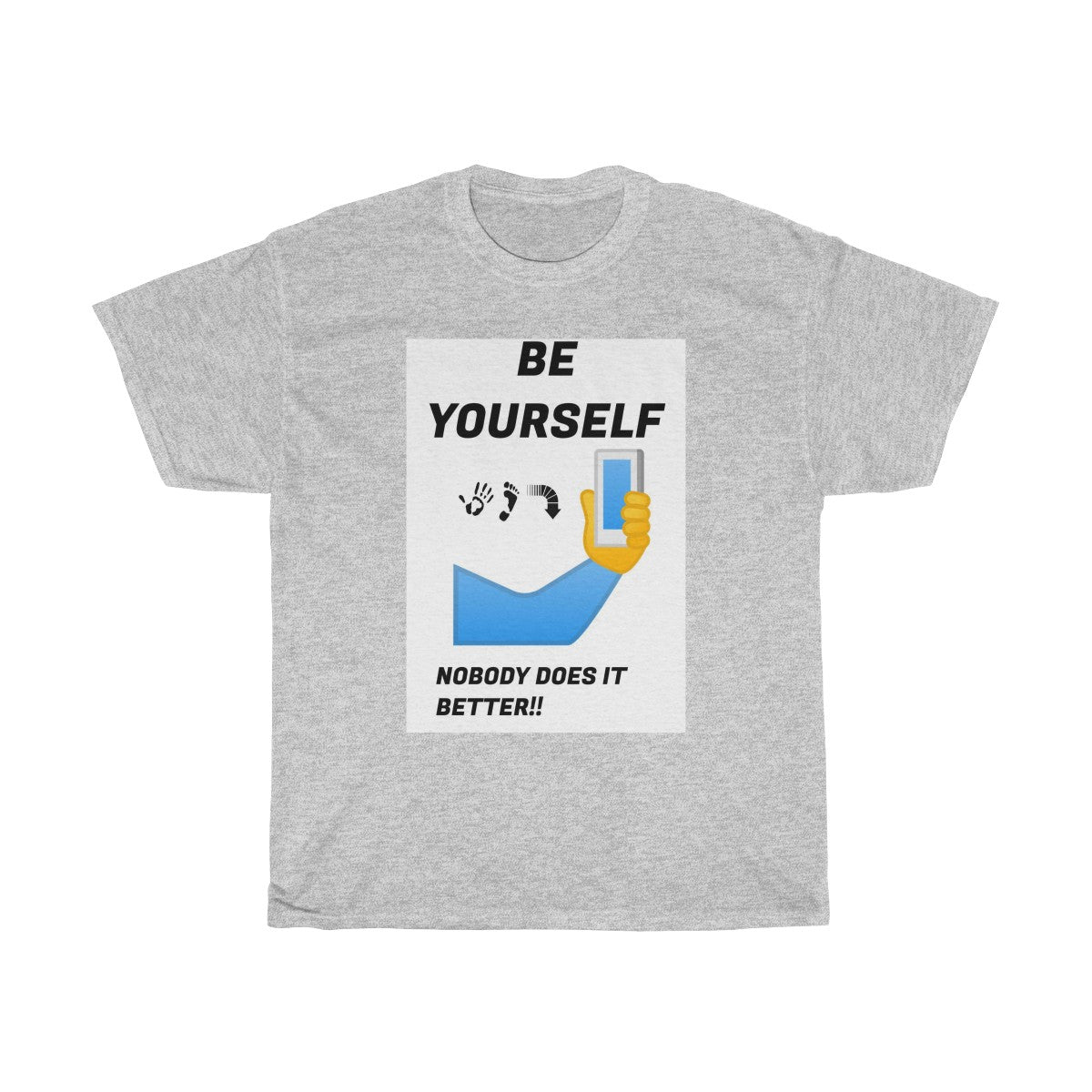 Five Toes Down Be Yourself Unisex Tee