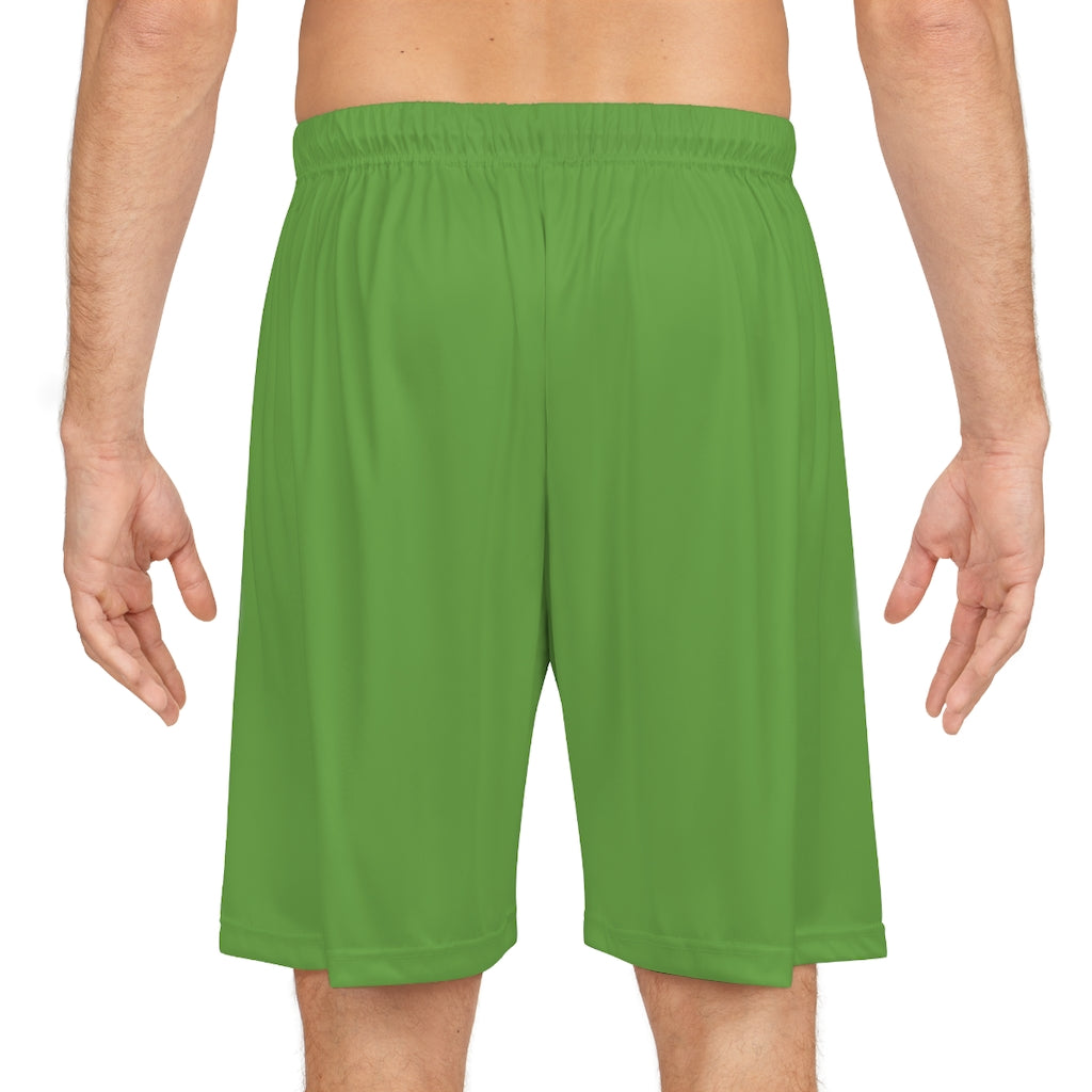 Five Toes Down Basketball Shorts Green