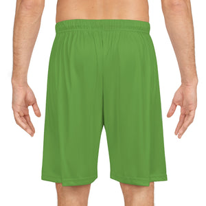 Five Toes Down Basketball Shorts Green