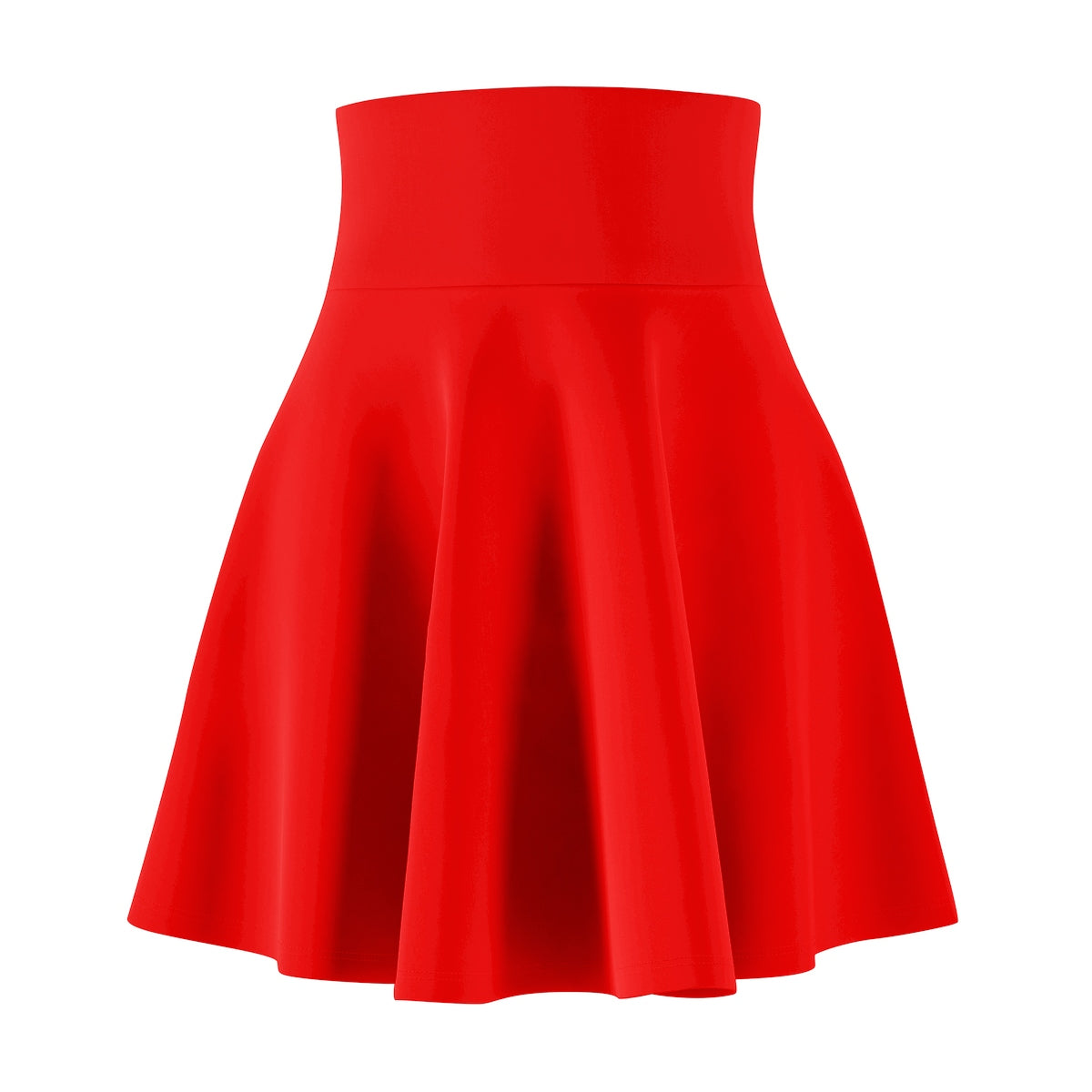 Five Toes Down Red Women's Skater Skirt