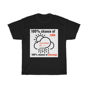 Five Toes Down Chance of Rain Unisex Tee