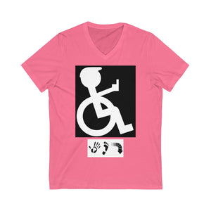 Five Toes Down I'm Mad Unisex V-Neck Tee