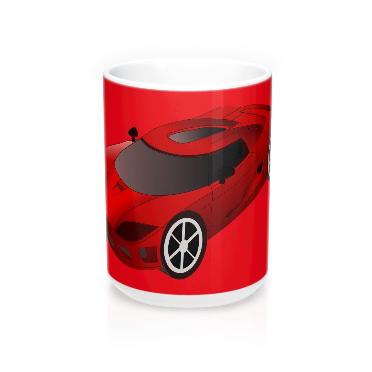Five Toes Down Fast Car Mugs
