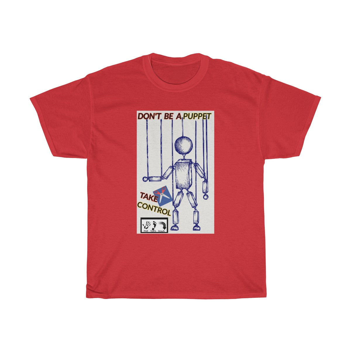 Five Toes Down Puppet Unisex Tee