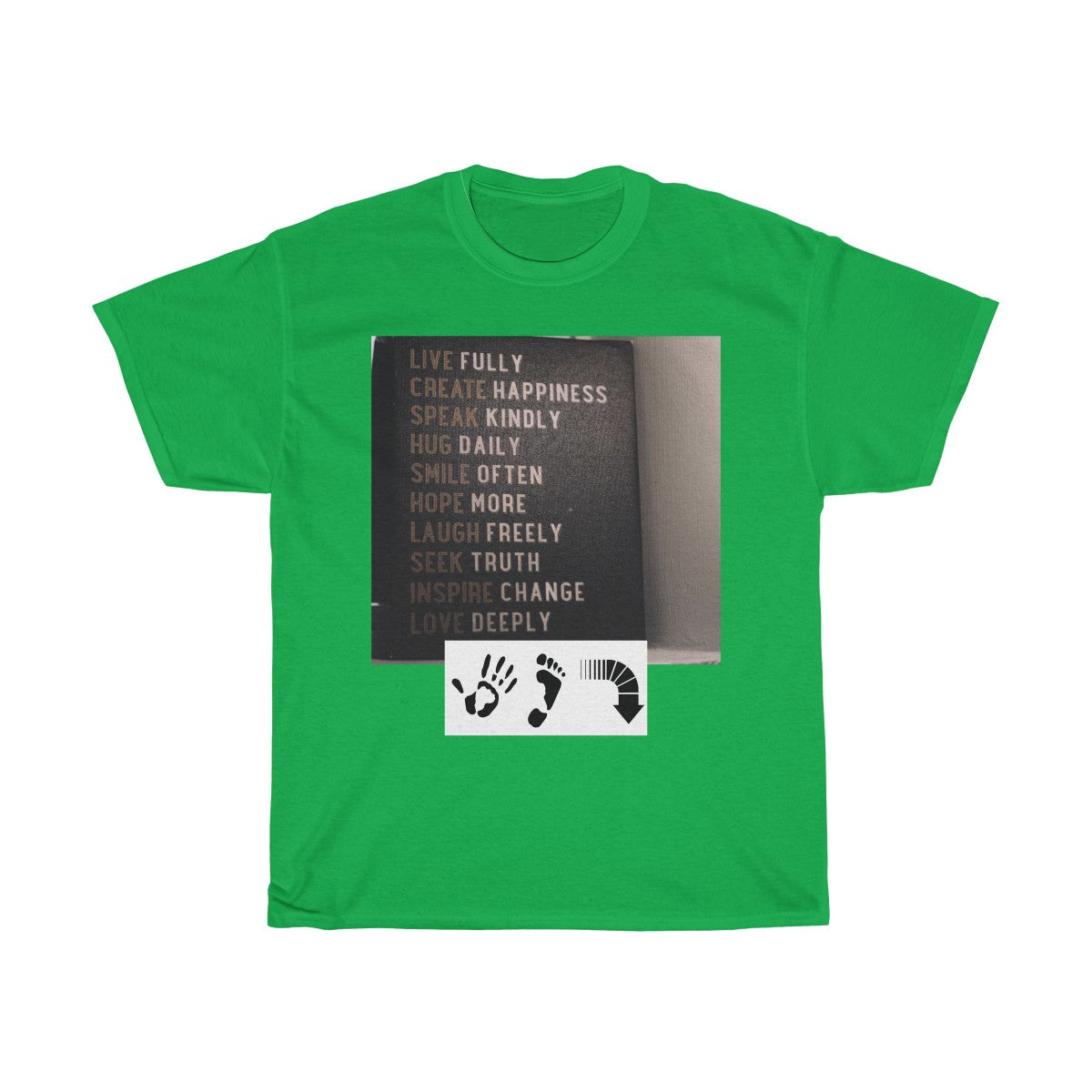Five Toes Down Words to Live By Unisex Tee