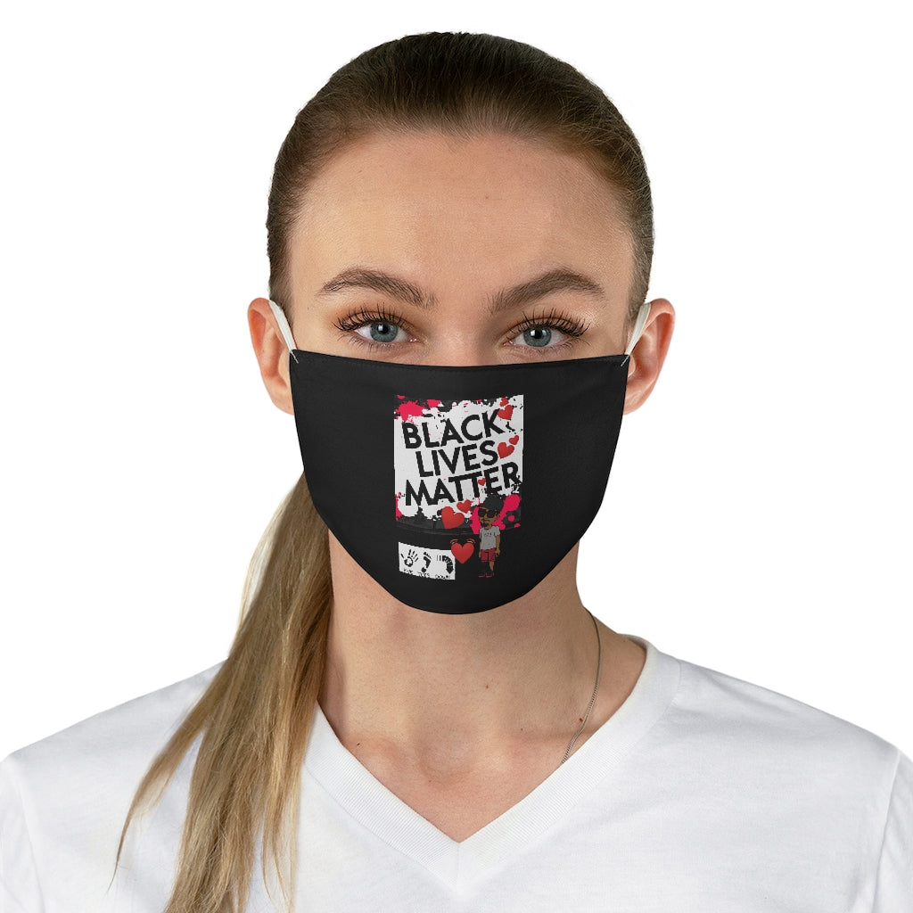 Five Toes Down BLM Fabric Face Mask