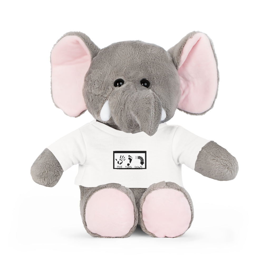 Five Toes Down Plush Toy with T-Shirt