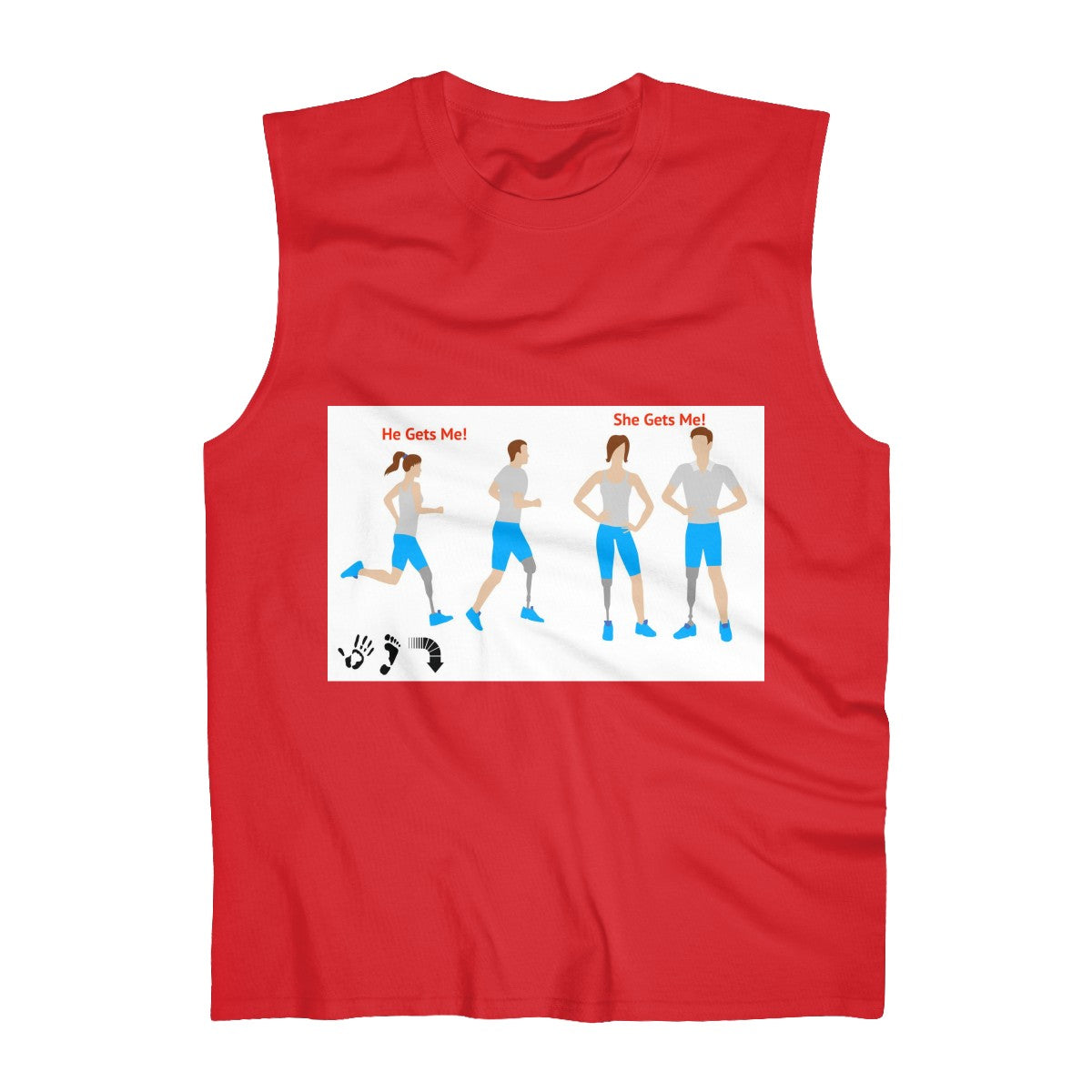 Five Toes Down Couple Sleeveless Tank