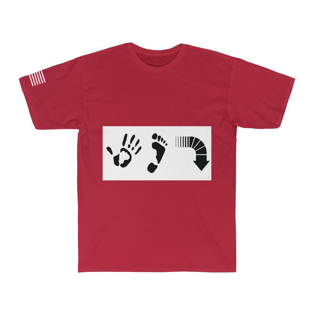 Five Toes Down Men's Surf Tee