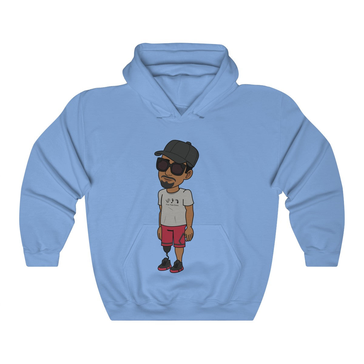 Five Toes Down Henry Unisex Hooded Sweatshirt