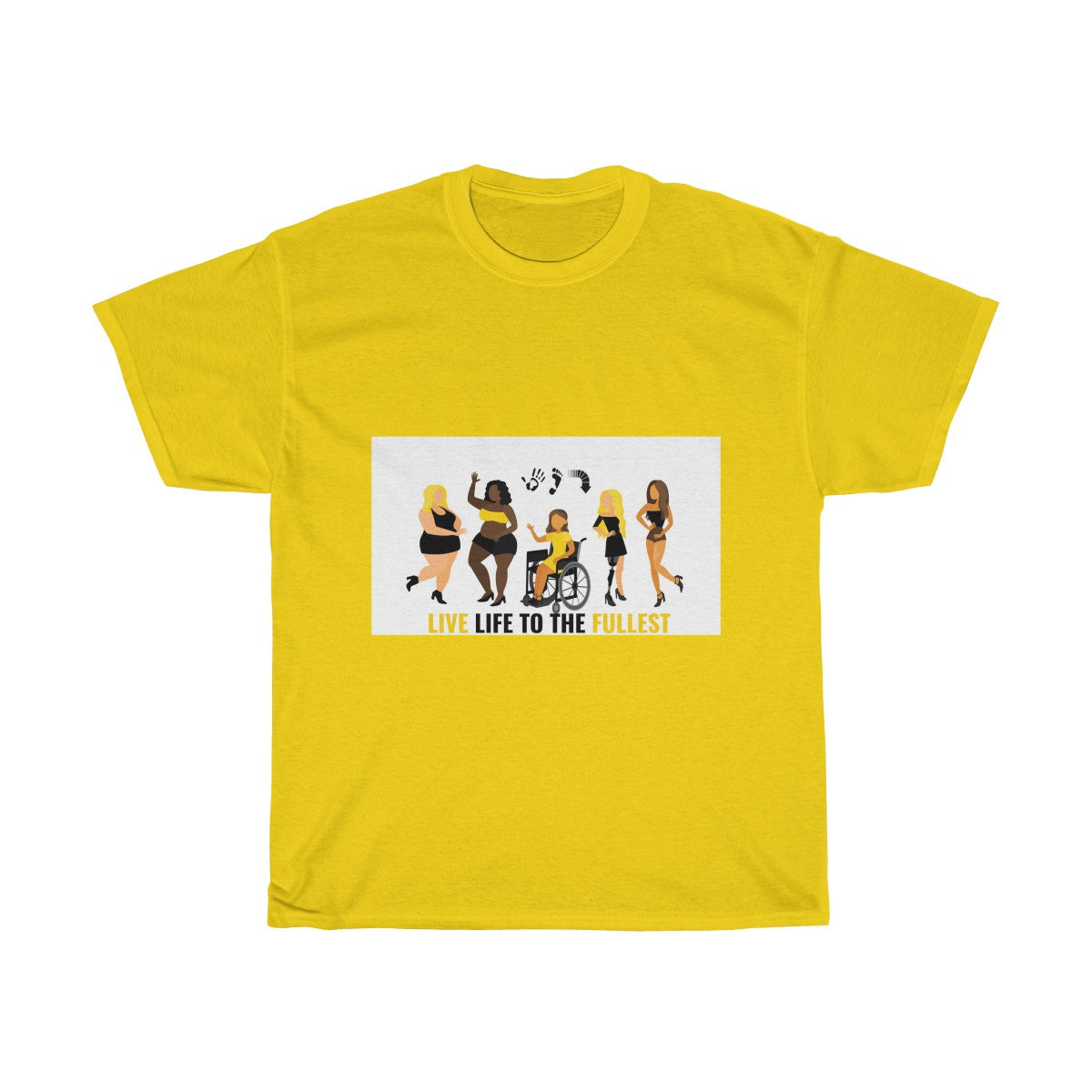 Five Toes Down Live Life Unisex Tee