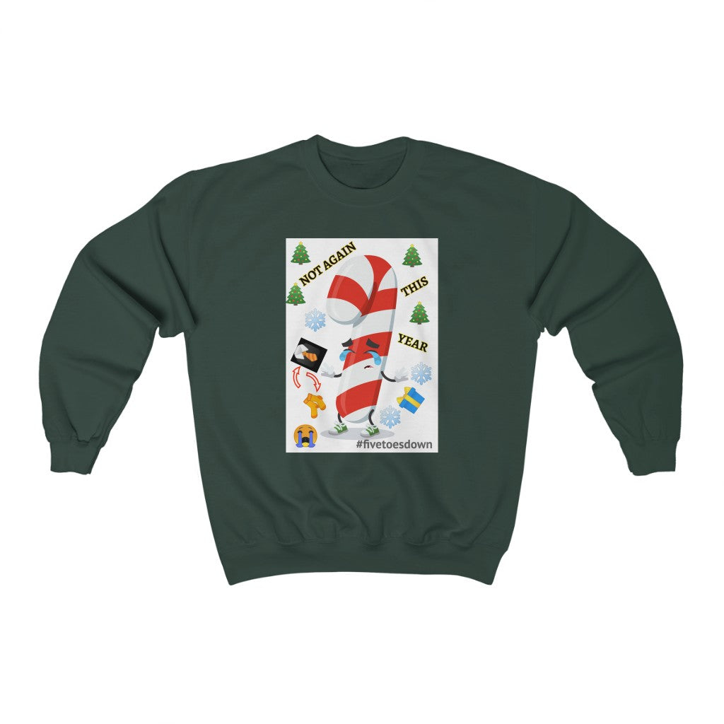 Five Toes Down Bad Gift Unisex Heavy Blend Sweatshirt
