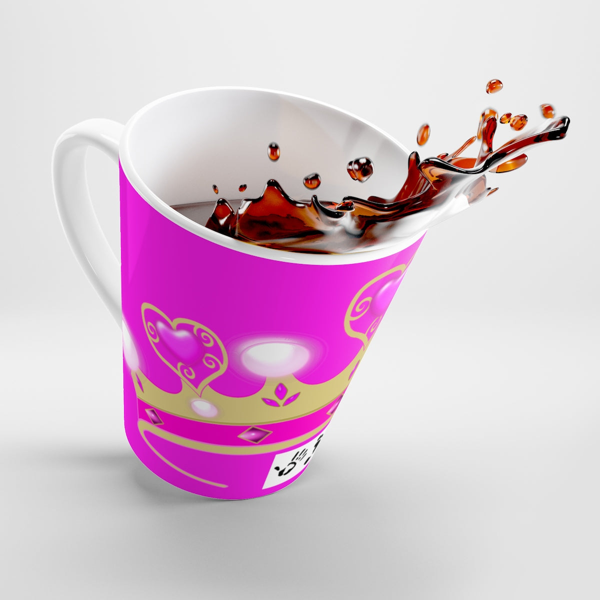Five Toes Down Queen Latte mug