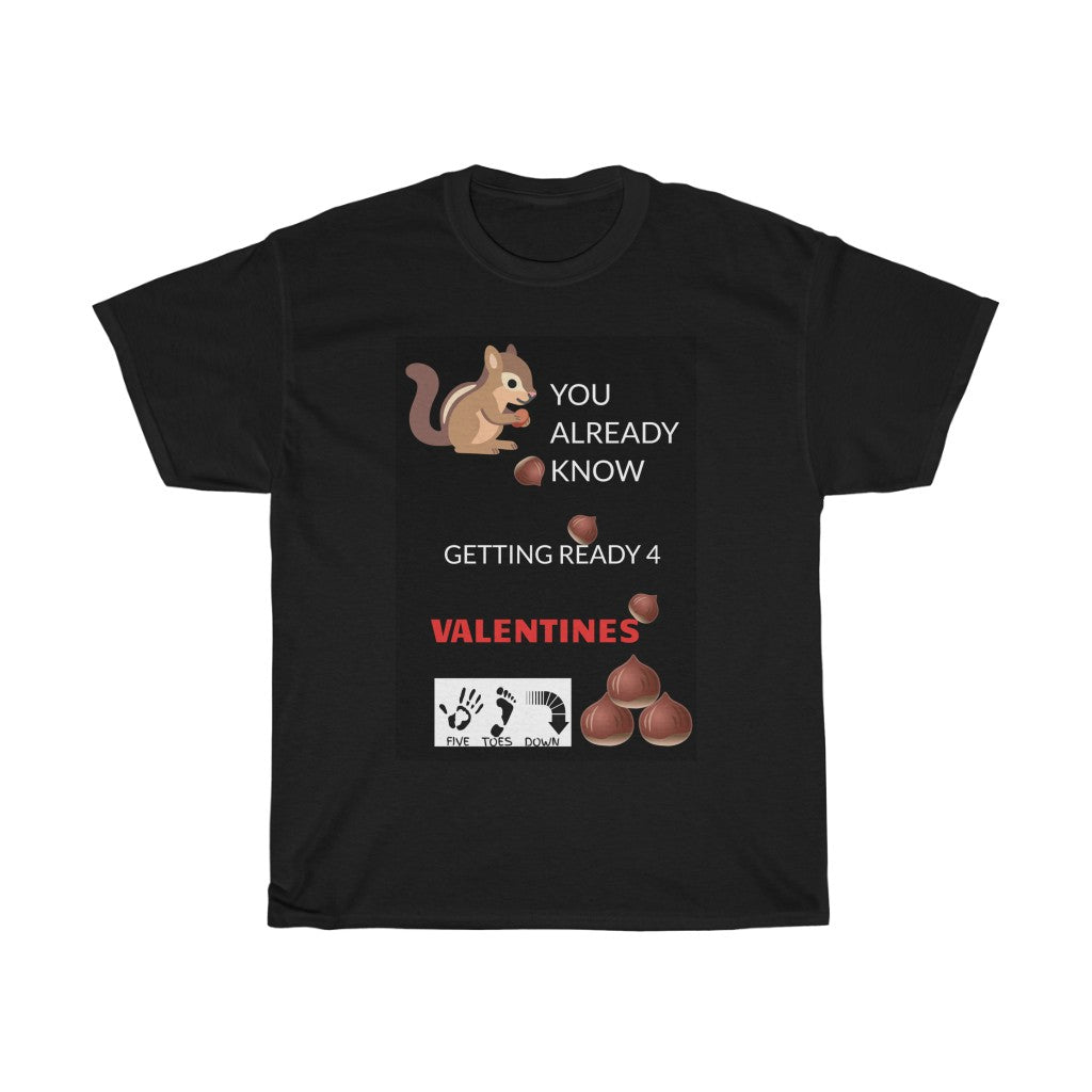 Five Toes Down Squirrel Unisex Tee