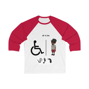 Five Toes Down Best Friend Unisex 3/4 Sleeve Baseball Tee
