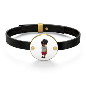 Five Toes Down Leather Bracelet