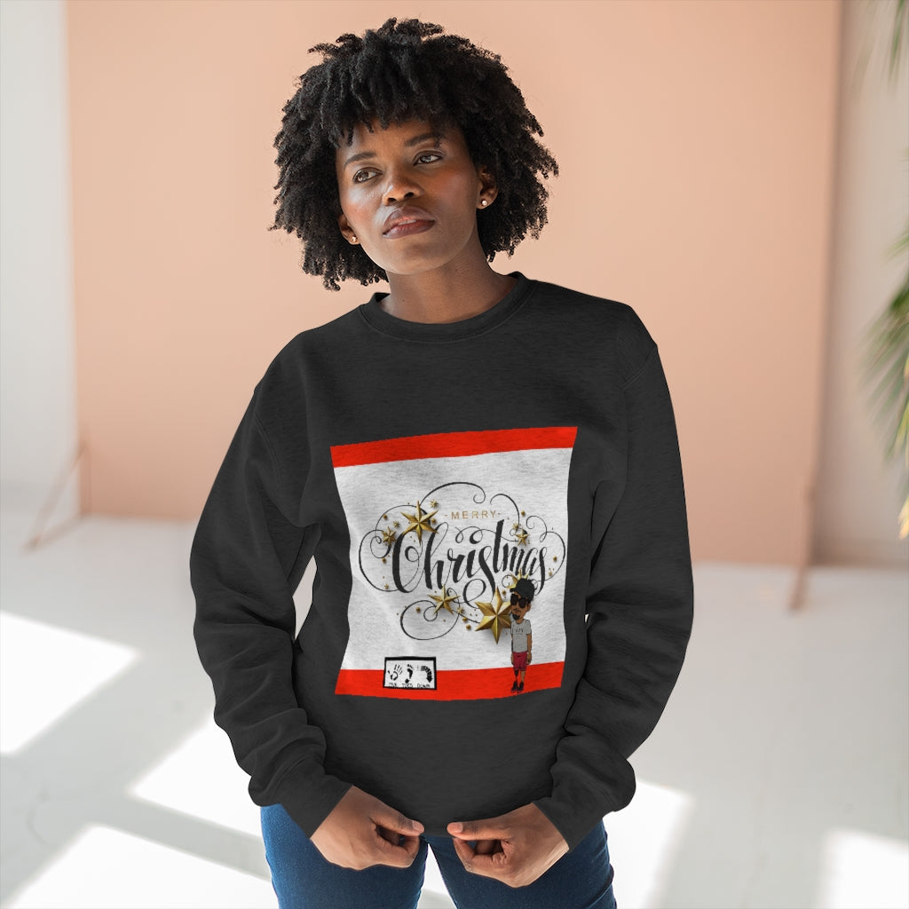 Five Toes Down Merry Christmas Unisex Sweatshirt/Red