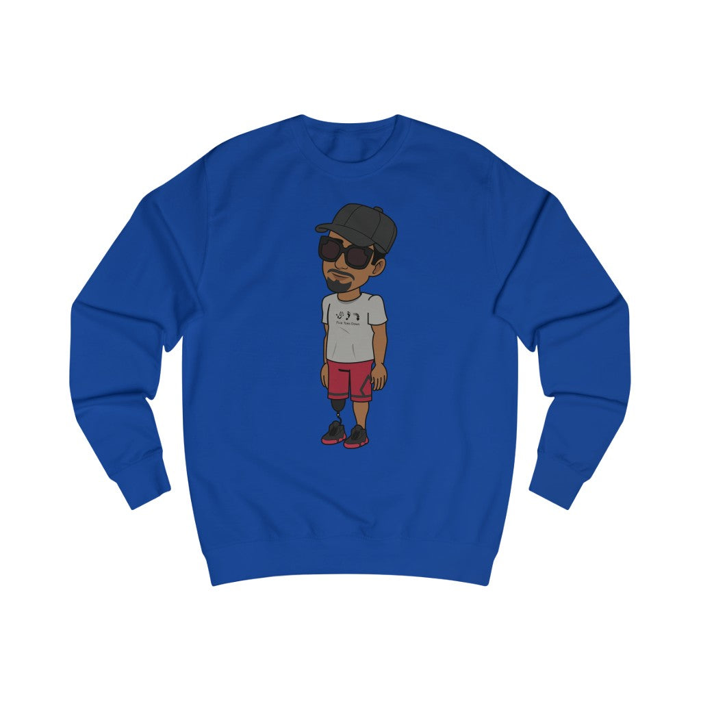 Five Toes Down Henry the Amputee Sweatshirt
