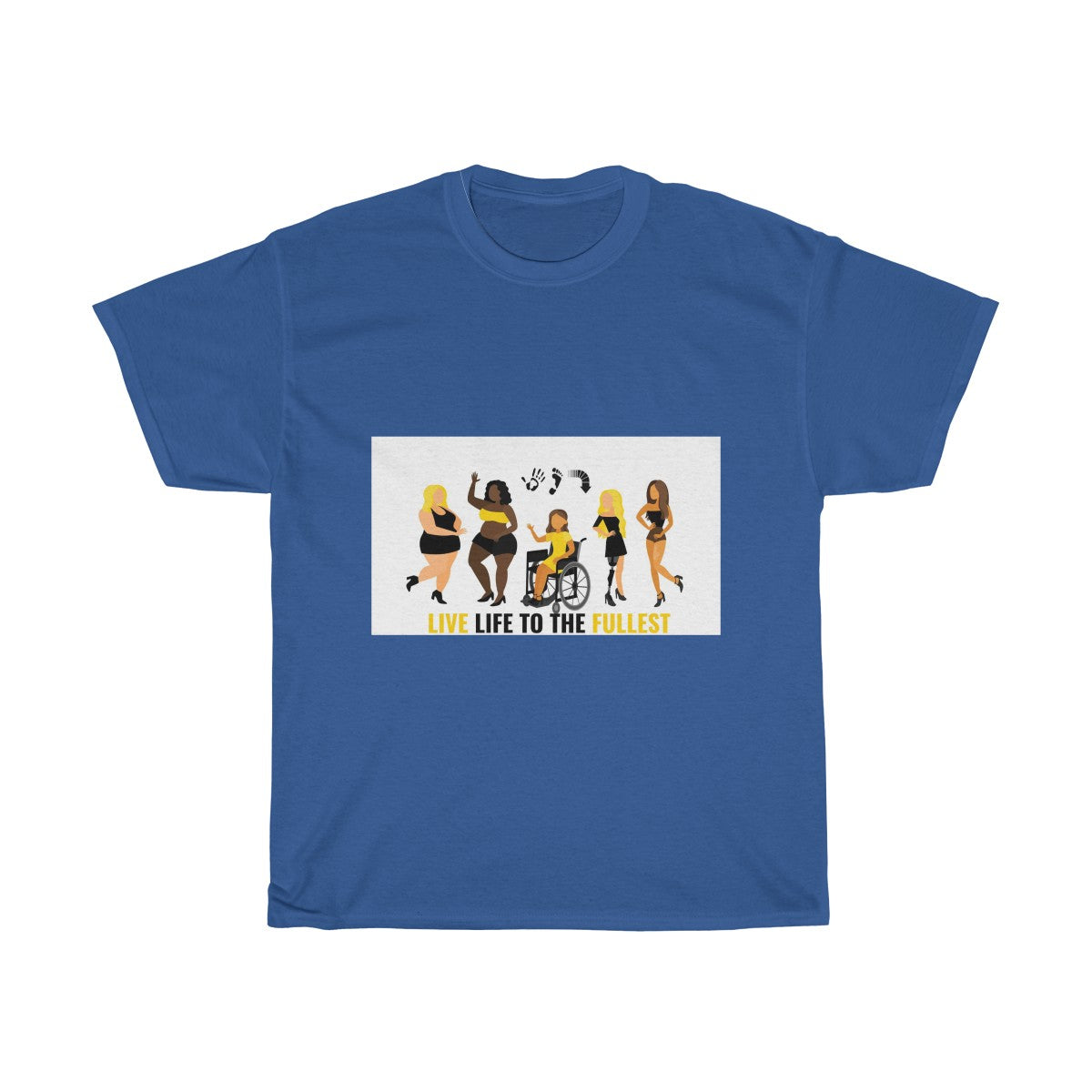 Five Toes Down Live Life Unisex Tee