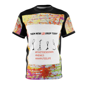 Five Toes Down New L's Drip Unisex Cut & Sew Tee
