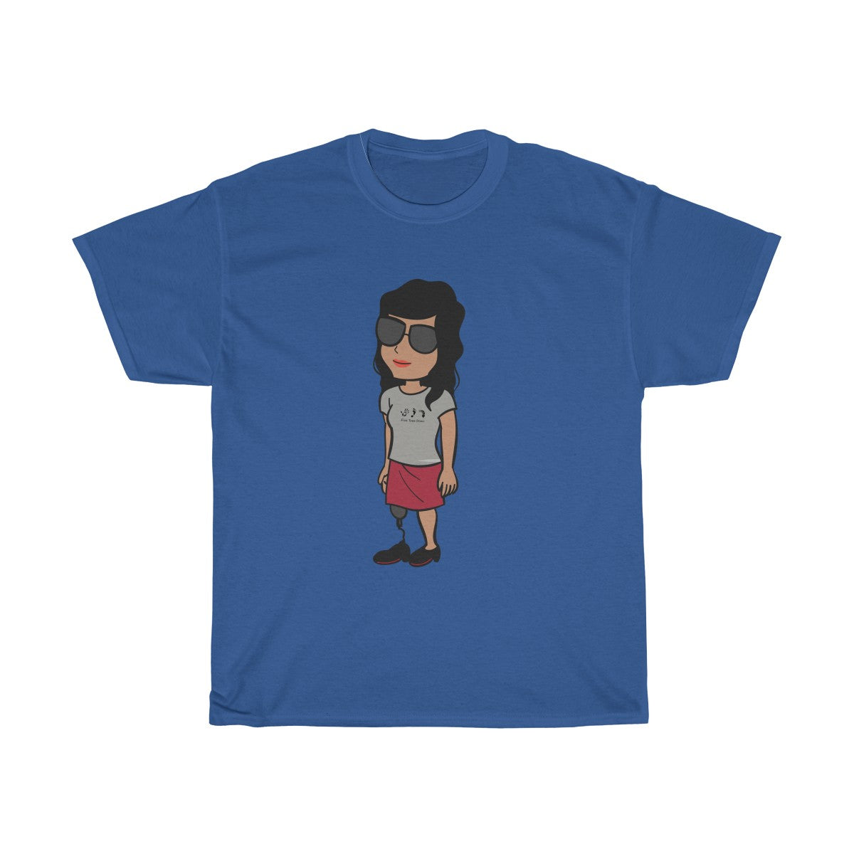 Five Toes Down Amp Woman Unisex Tee