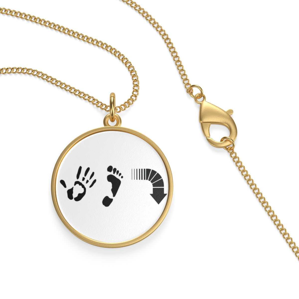Five Toes Down Single Loop Necklace