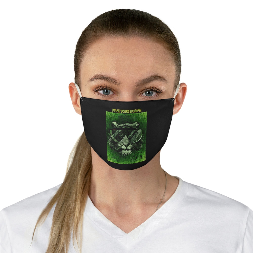 Five Toes Down Fabric Face Mask
