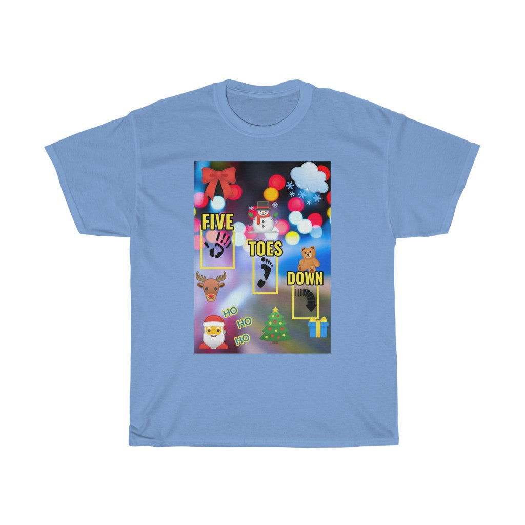 Five Toes Down Logo Christmas Unisex Tee
