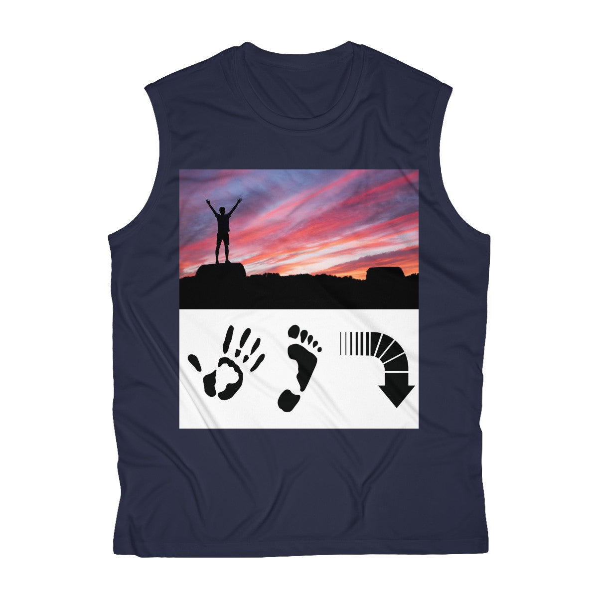 Five Toes Down Performance Tee