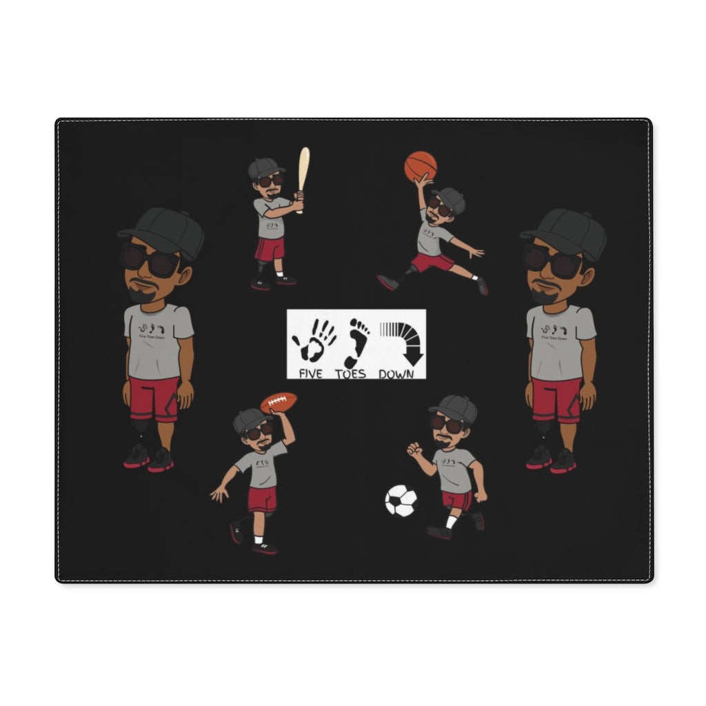 Five Toes Down Henry the Amputee Placemat