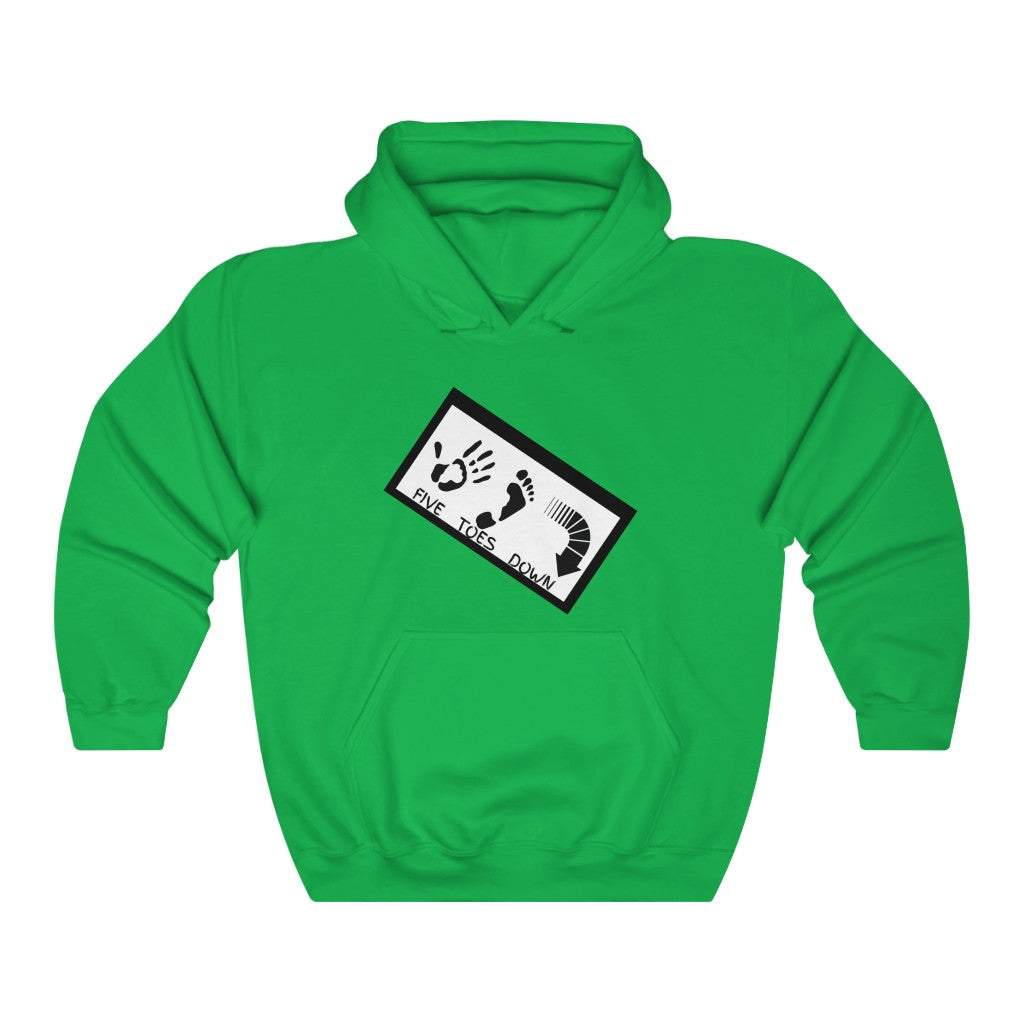 Five Toes Down Logo Unisex Heavy Blend Hooded Sweatshirt