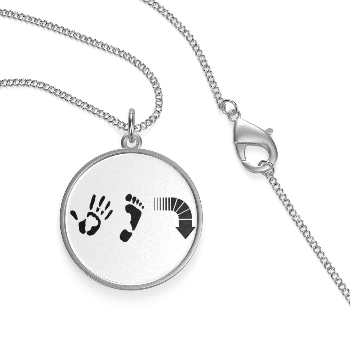 Five Toes Down Single Loop Necklace